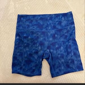 Blue Bike Shorts